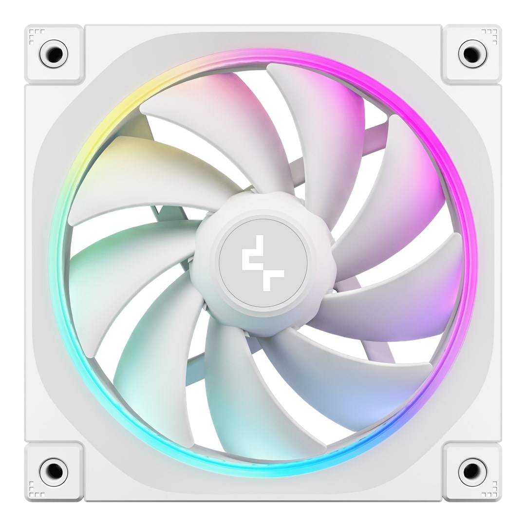 Ventilator za računalo DEEPCOOL FL12 WH 12 cm bijeli 1 kom-2