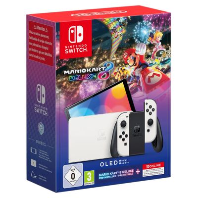 Igraća konzola NINTENDO Switch OLED (bijela) + 12 mjeseci Nintendo Switch Online-1