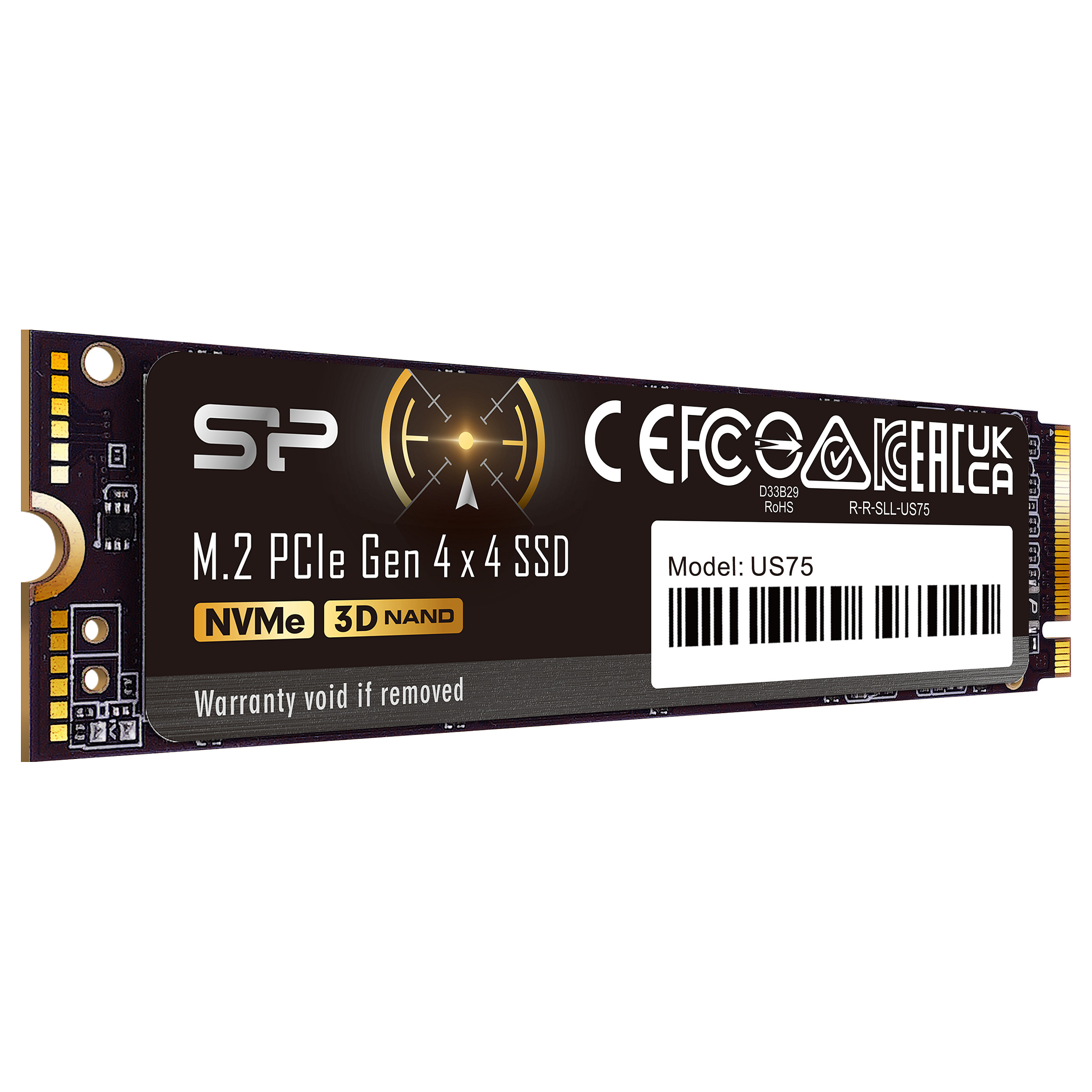 SSD SILICON POWER US75 2 TB M.2 PCI Express 4.0 NVMe-3