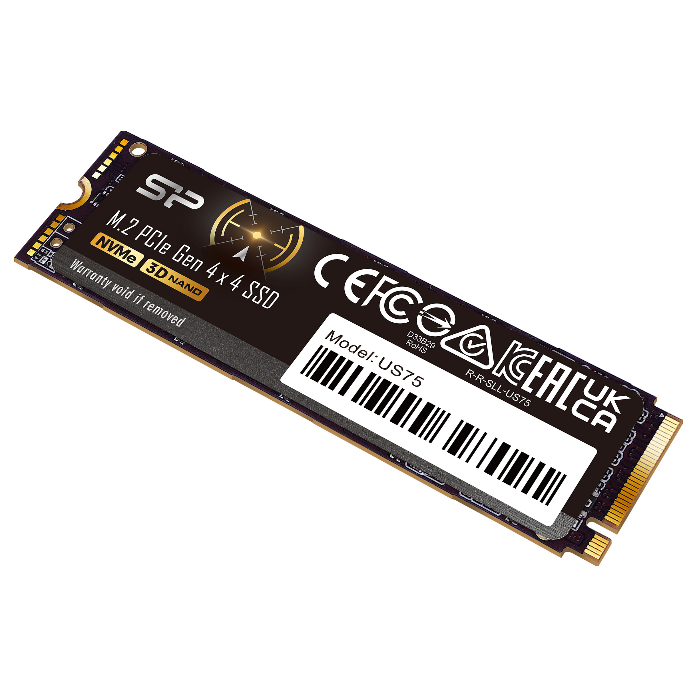 SSD SILICON POWER US75 2 TB M.2 PCI Express 4.0 NVMe-4
