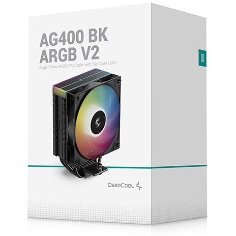 Hladnjak DEEPCOOL AG400 BK ARGB V2-5