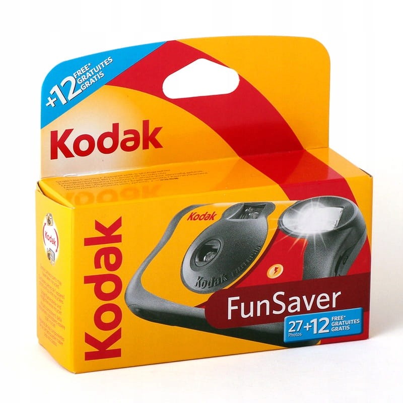 Fotoaparat KODAK FUN Flash Single Use, 27+12 slika-1