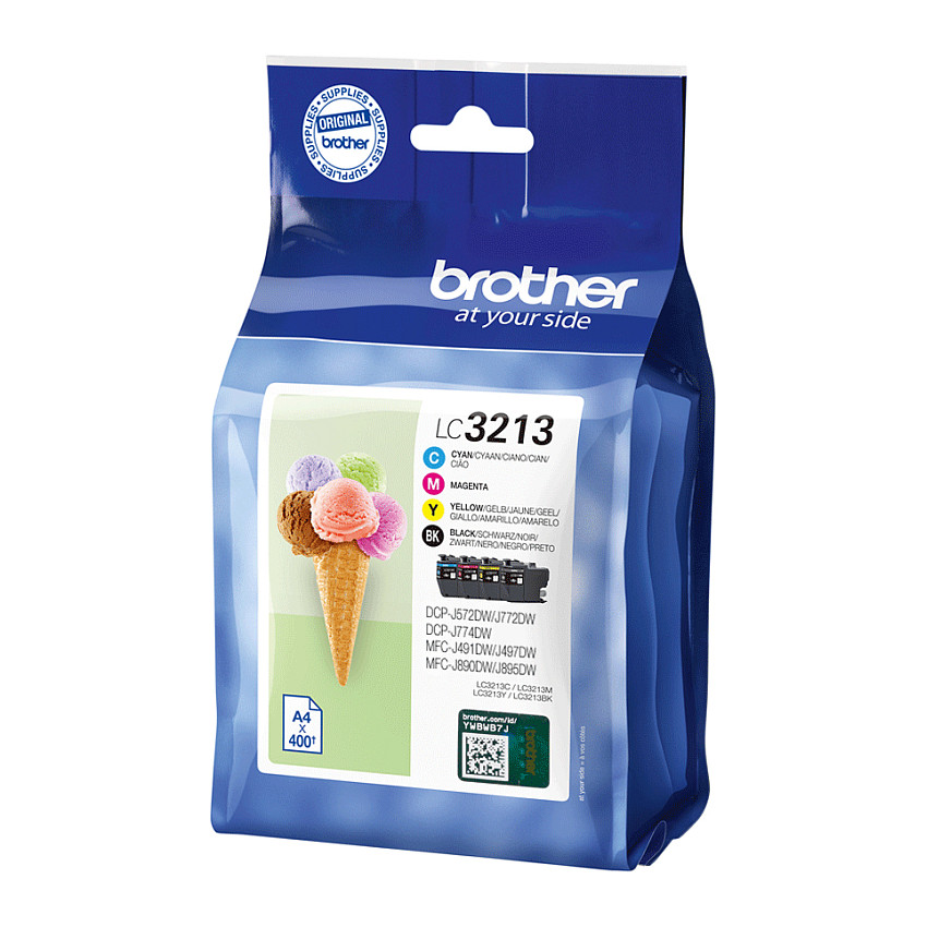 Tinta BROTHER LC3213VAL (Original, Crna, Cijan, Magenta, Žuta, 4 komada)-1
