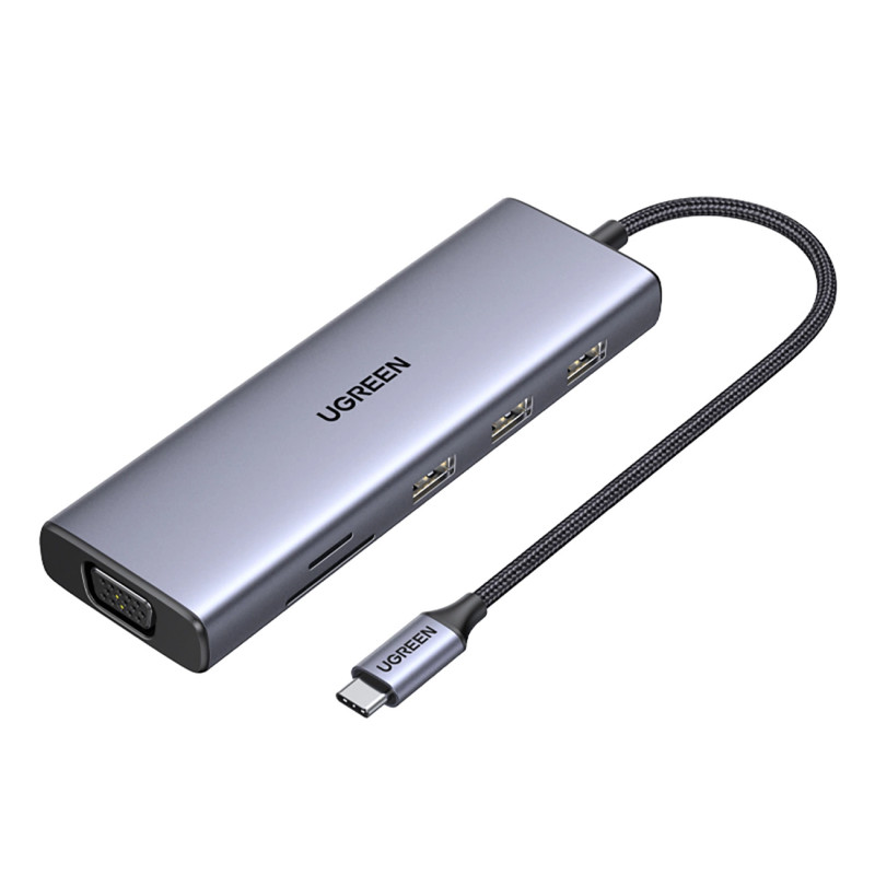 Docking station UGREEN 9in1, 4K@30Hz with PD-9