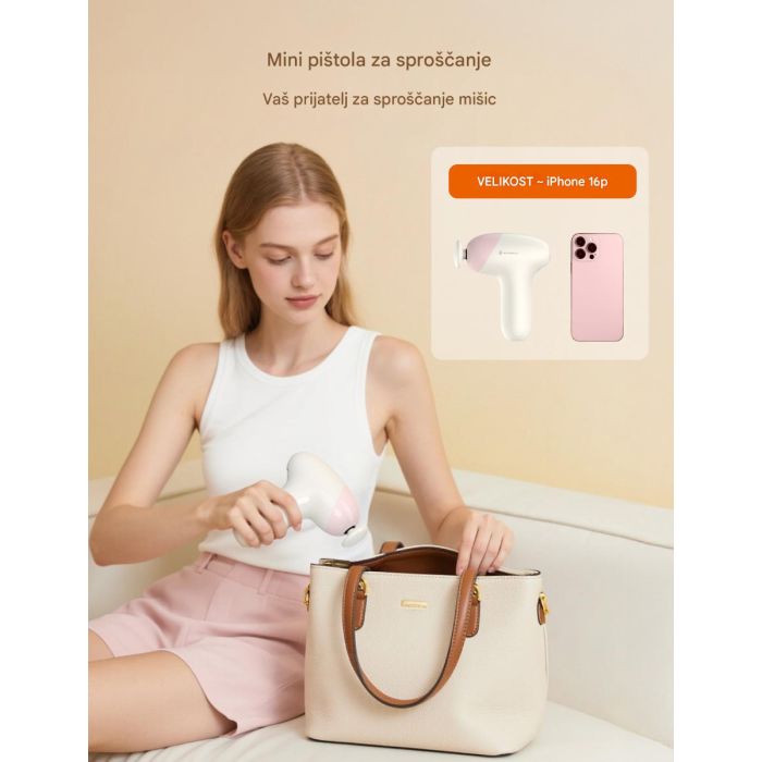 Masažna pištola TAOTRONICS TAOTRONICS Masažna mini pištola pink-4