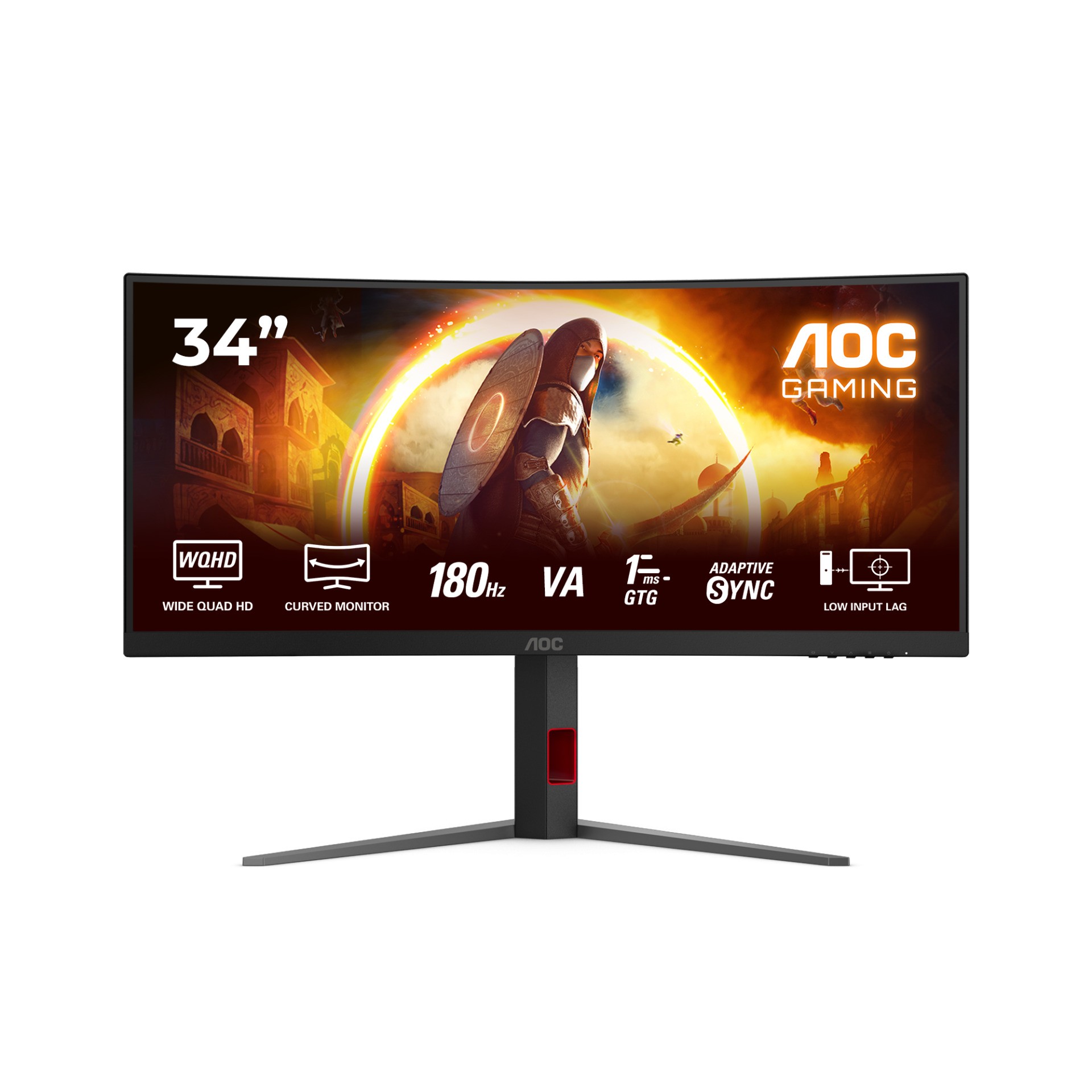 Monitor AOC CU34G4 (34", LED, 3440x1440, 1ms, 100Hz, FreeSync)