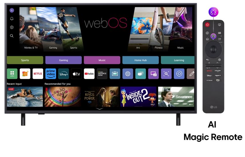 TV LG 50QNED82A3B (127cm, 4K UHD, QNED, Smart TV, DVB-T/T2/C/S/S2)-1