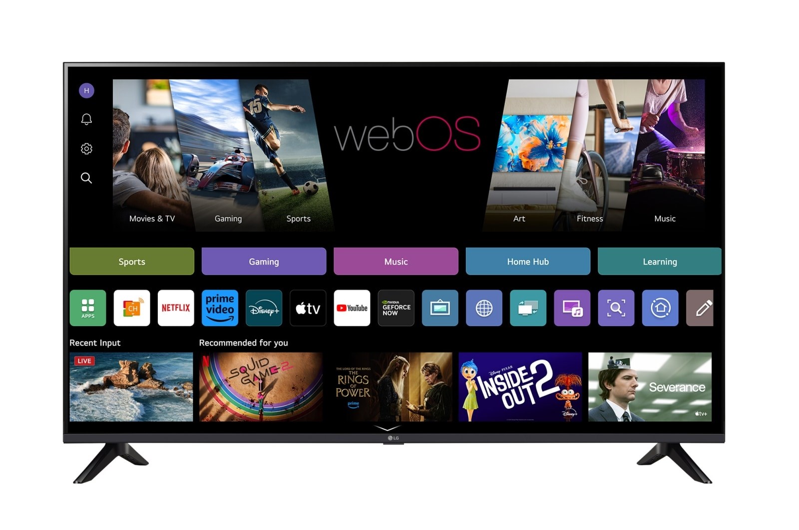 TV LG 65UA73003LA 65" (165cm, 4K UHD, LED, Smart TV, DVB-T/T2/C/S/S2)-1