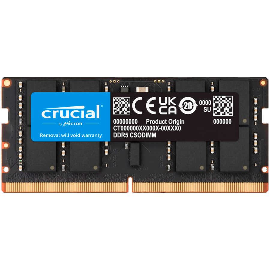Memorija za prijenosno računalo CRUCIAL CT32G64C52CS5 (32GB DDR5 6400MHz SODIMM CL52)