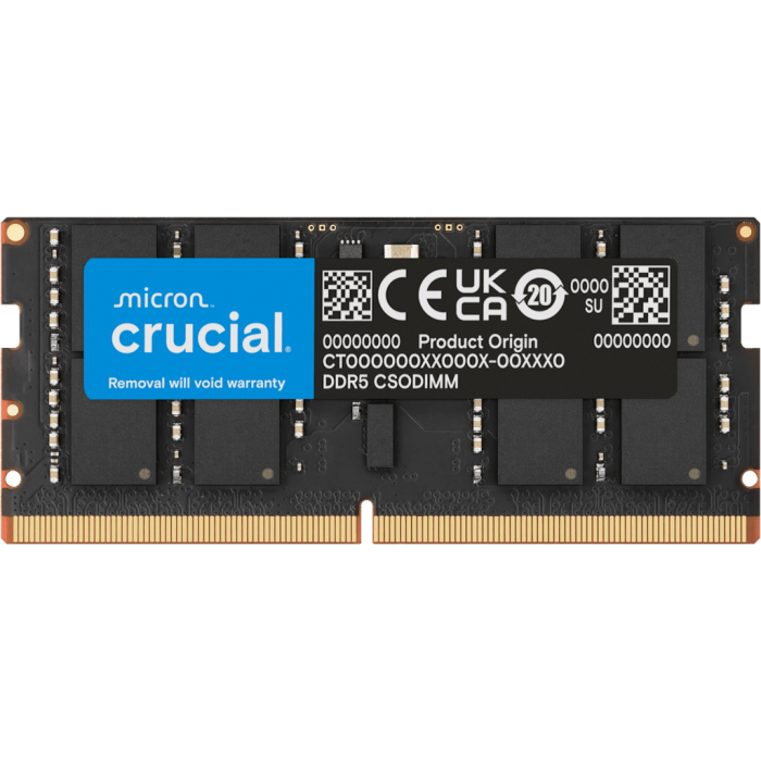Memorija za prijenosno računalo CRUCIAL CT32G64C52CS5 (32GB DDR5 6400MHz SODIMM CL52)-1