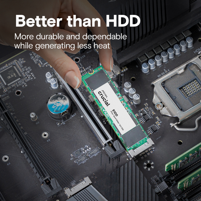 SSD CRUCIAL CT2000E100SSD8 2TB PCIe 4.0 NVMe M.2 2280-6