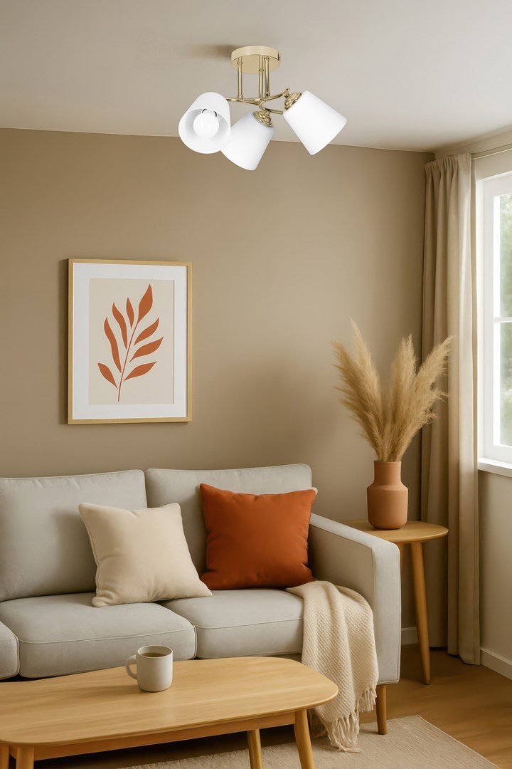 Visilica ACTIVEJET AJE-EMILY 3P GOLD E27 3x40W (Zlatna)-3