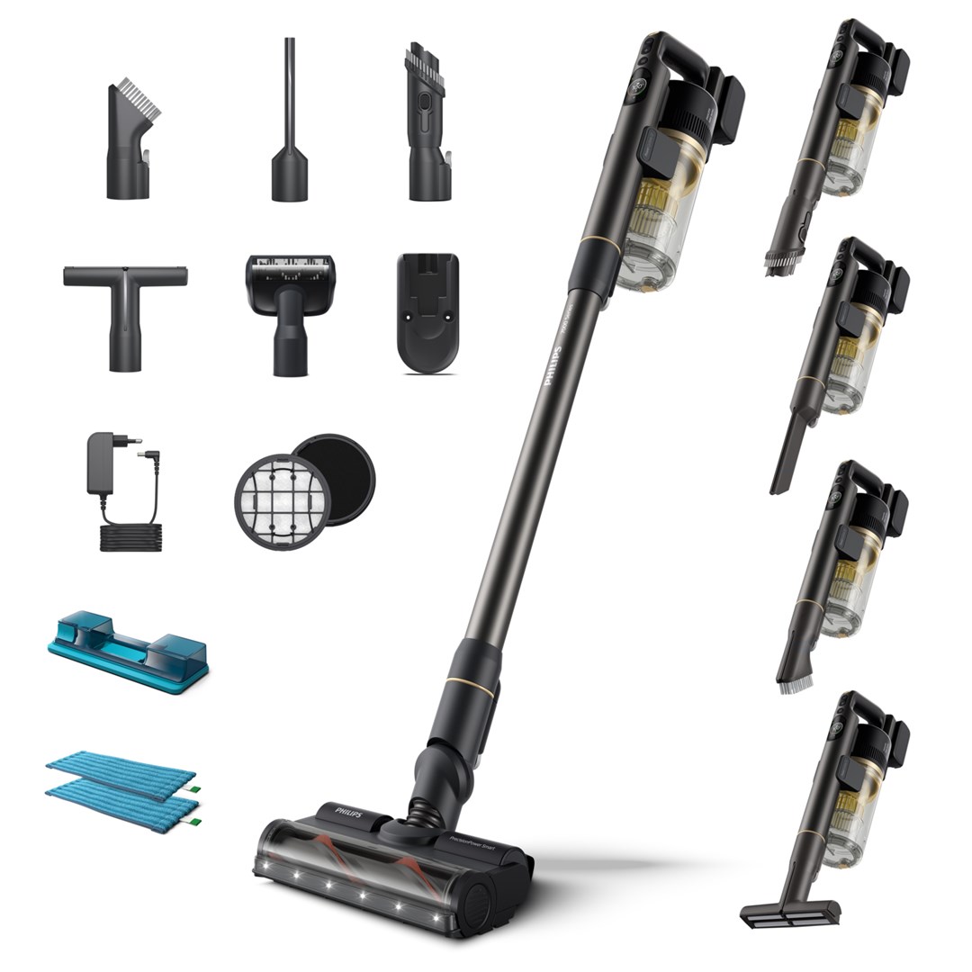 Usisavač PHILIPS 7000 series XC7057 bežični ciklonski bez vrećice 0.6 L crna, zlatna