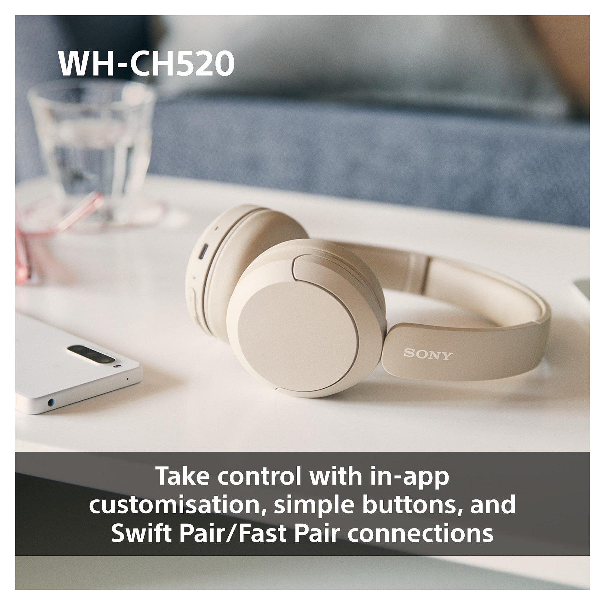 Slušalice SONY WH-CH520 On-Ear pink (bežične, Bluetooth)-7