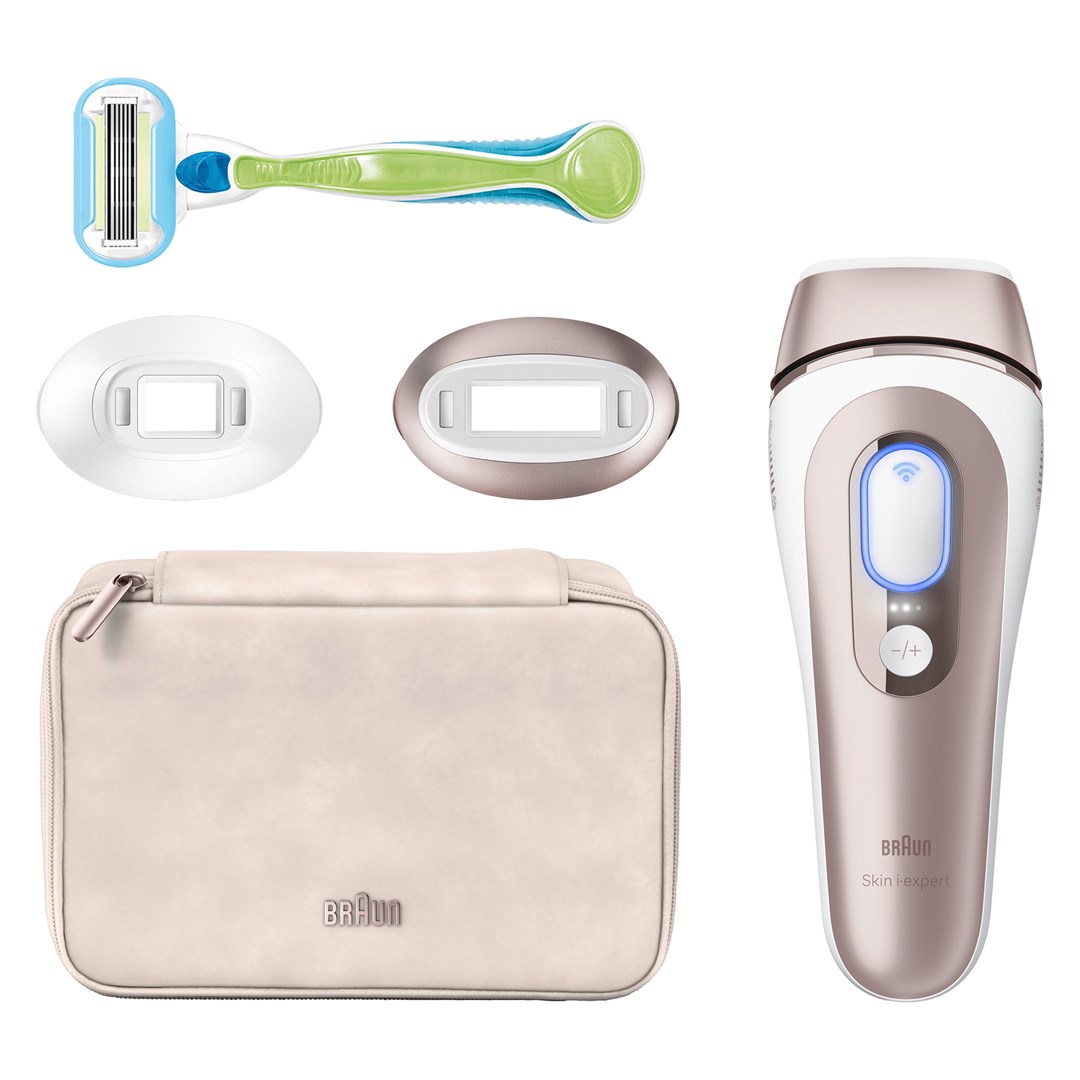 Epilator BRAUN Skin i-expert PL7147 (IPL, Rose gold, White)-1