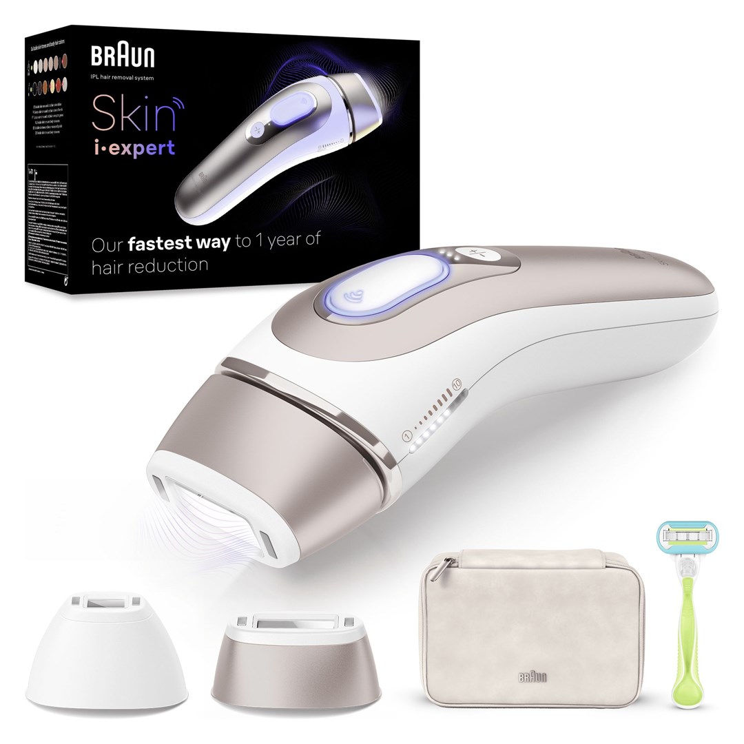 Epilator BRAUN Skin i-expert PL7147 (IPL, Rose gold, White)-0