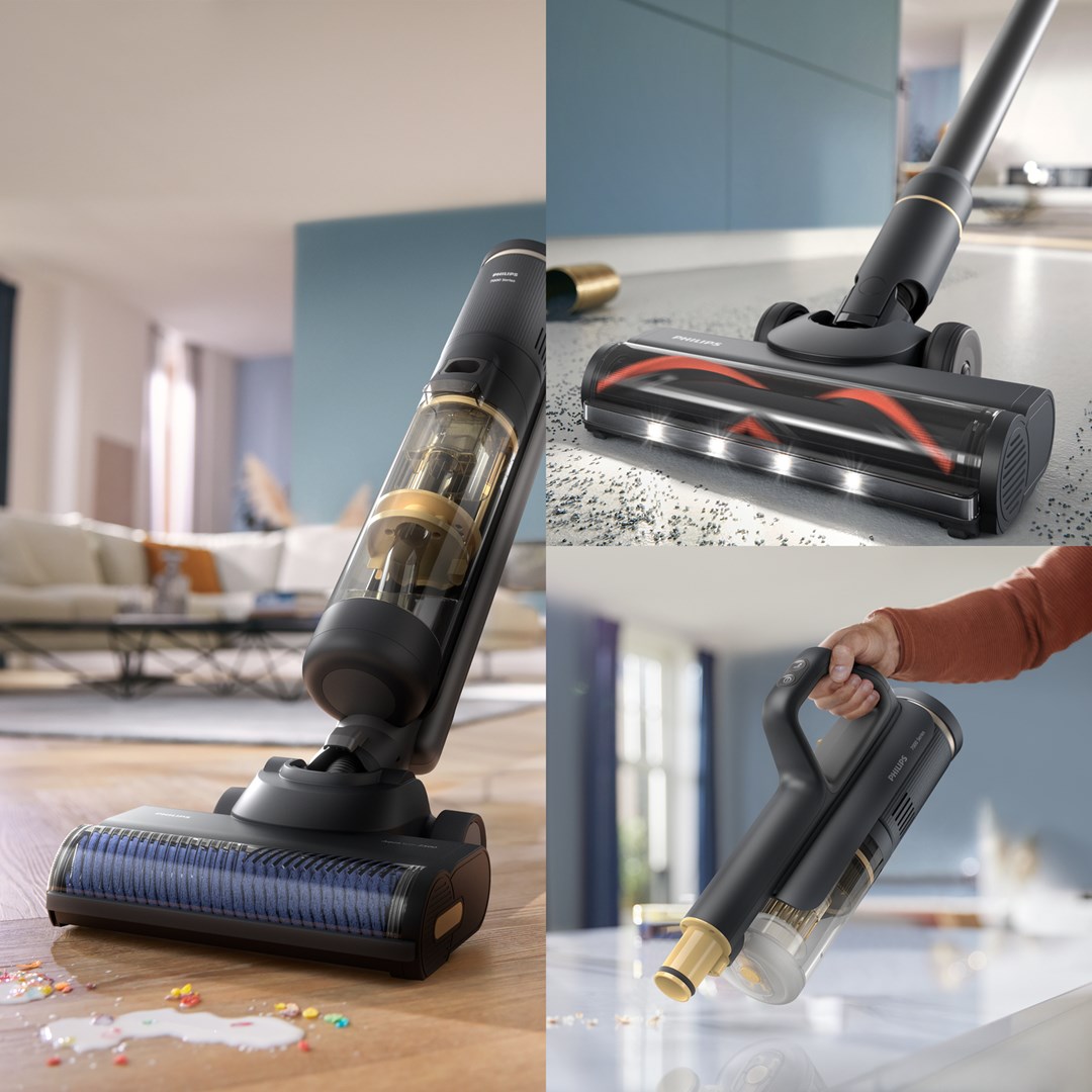 Štapni usisavač PHILIPS AquaTrio 7000 Series XW7264/11 (3-u-1, AquaSpin, do 45 min rada)-1