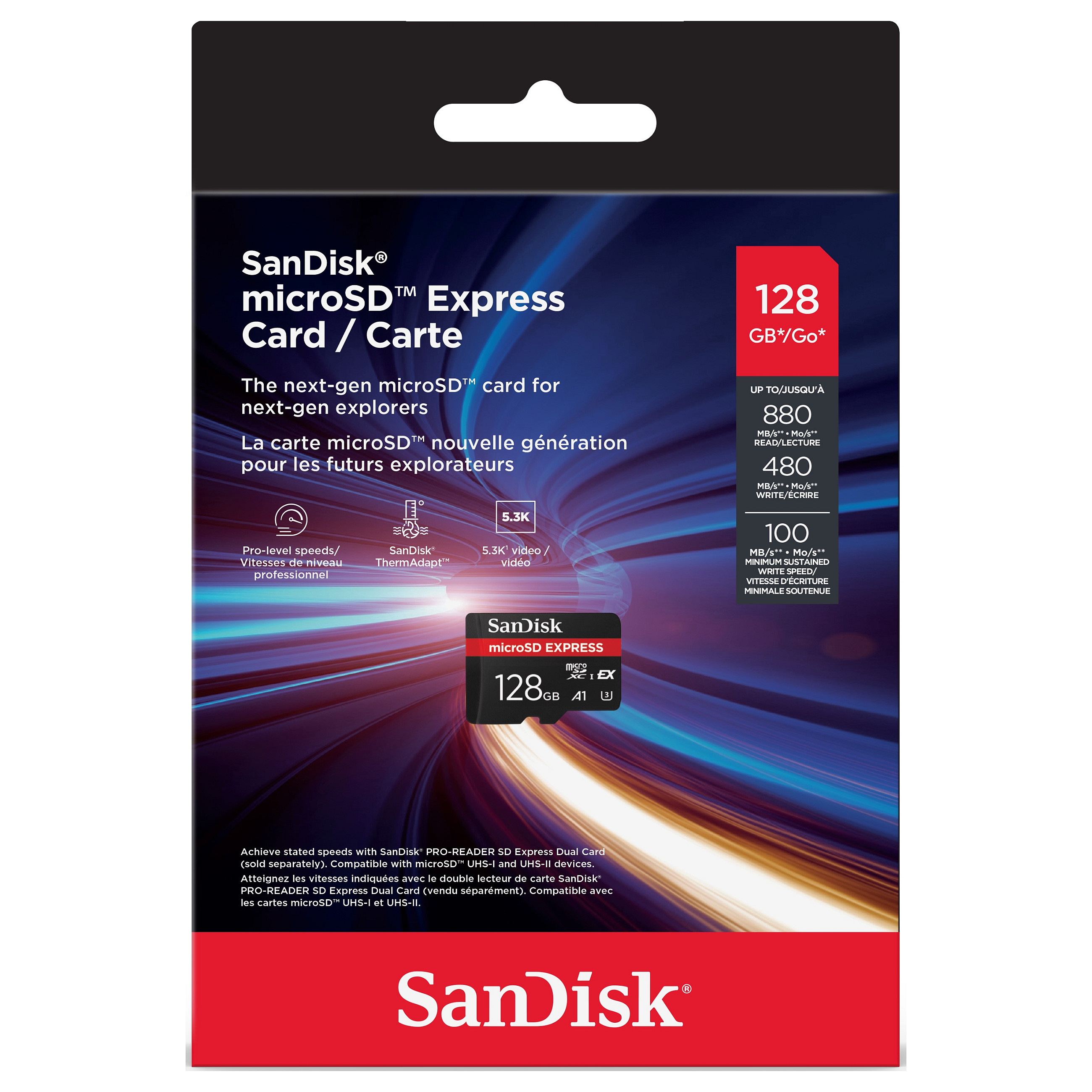 MicroSDXC SANDISK SanDisk Express 128 GB (UHS-I)-4