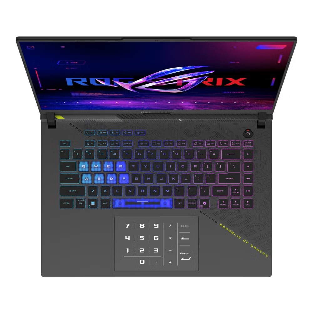 Laptop ASUS ROG Strix G16 G614PR-R9161W (16.0" FHD+, Ryzen 9 8940HX, 16GB RAM, 1TB SSD, GeForce RTX 5070 Ti 12GB, Win11, Eclipse Gray)-4