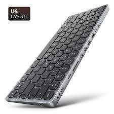 Laptop AXAGON HMC-KB-US (wired usb 3.2 gen 1, type-c, grey)-0