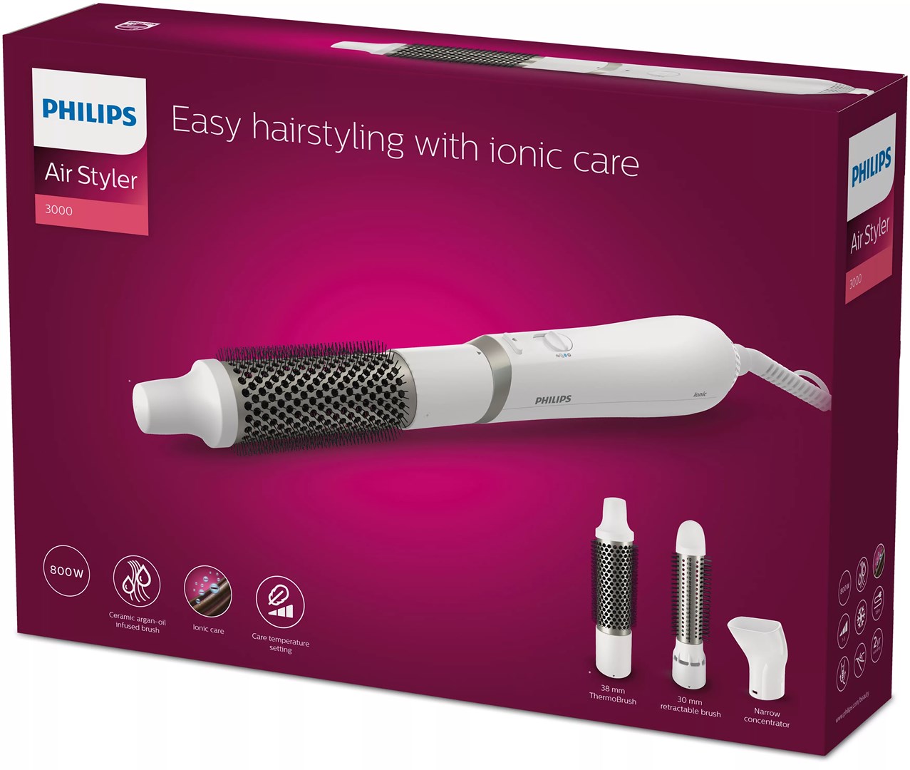 Četka na vrući zrak PHILIPS Air Styler 3000 BHA303/00, 800W-1