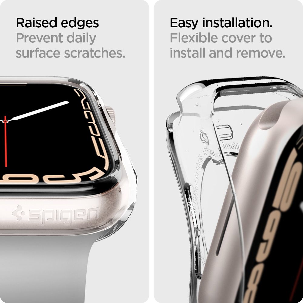 Maska zaštitna SPIGEN za Apple pametni sat prozirna (41mm/40mm) ACS04195-3