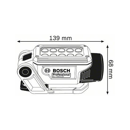 Radna lampa BOSCH GLI DeciLED Professional (LED, Plava, Siva)-4
