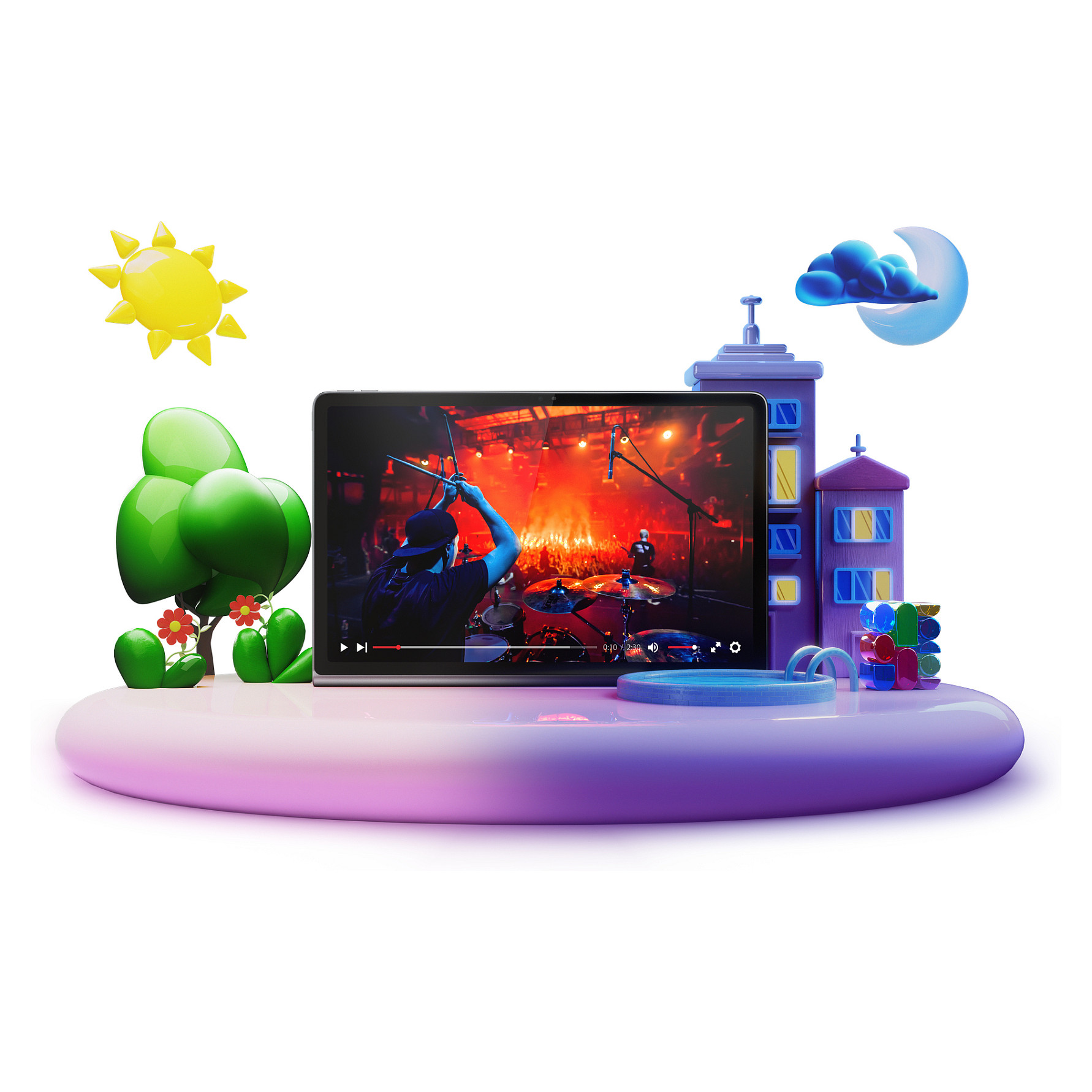 Tablet LENOVO Tab Plus Mediatek 128 GB 29.2 cm (11.5") 8 GB Wi-Fi 5 (802.11ac) Android 14 siva-9