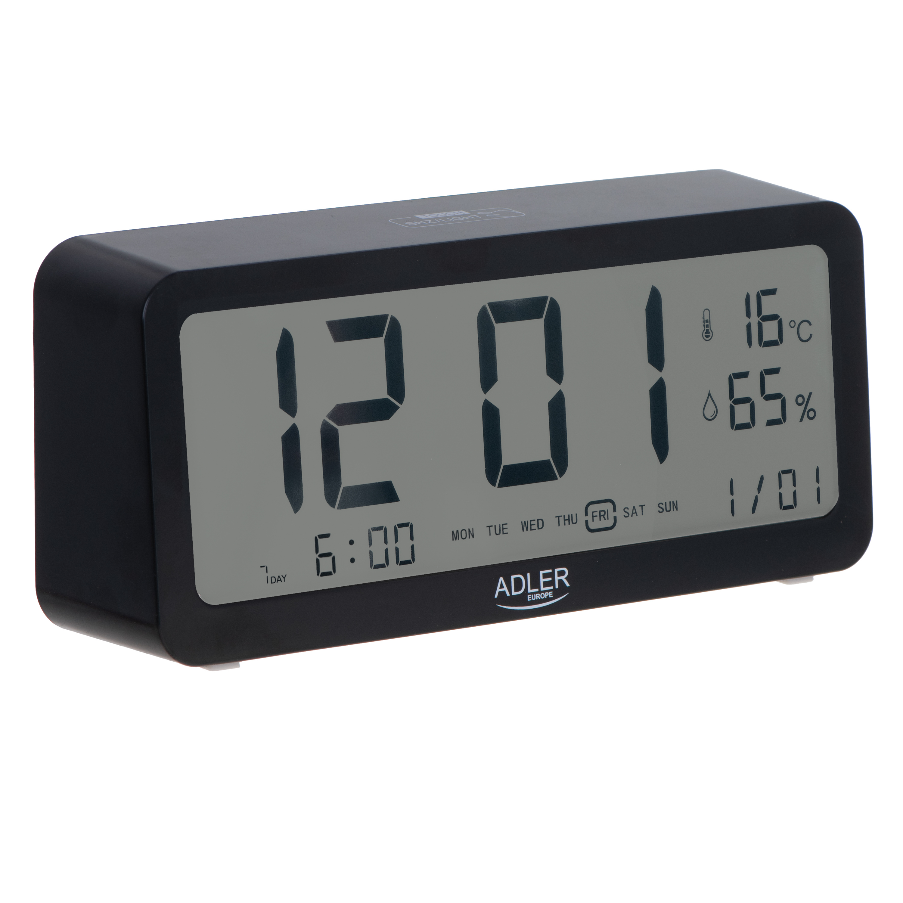 Budilica ADLER AD 1195b crna