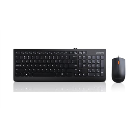 Tipkovnica LENOVO 300 s mišem uključena USB QWERTY US engleski crna boja – internacionalna non HR tipkovnica-2