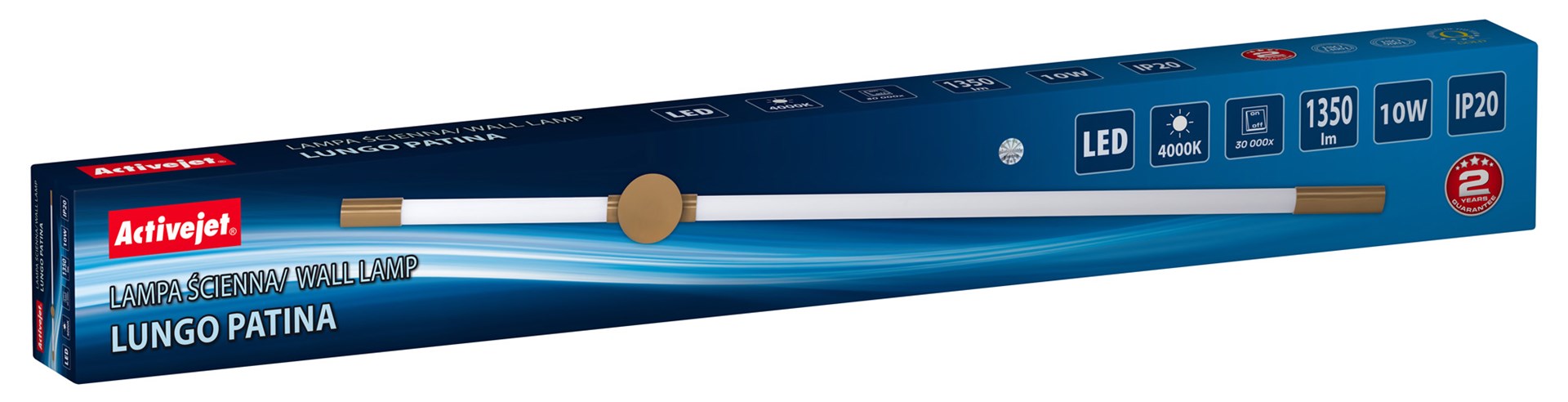 Zidna LED lampa ACTIVEJET AJE-LUNGO Patina