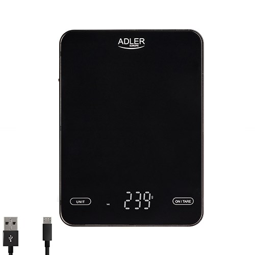 Kuhinjska vaga ADLER AD 3177b (do 10 kg) crna-9