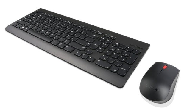 Bežična tipkovnica i miš LENOVO 510 (Crna, 2.4 GHz, Nano USB, Baterije uključene, Engleski)-0