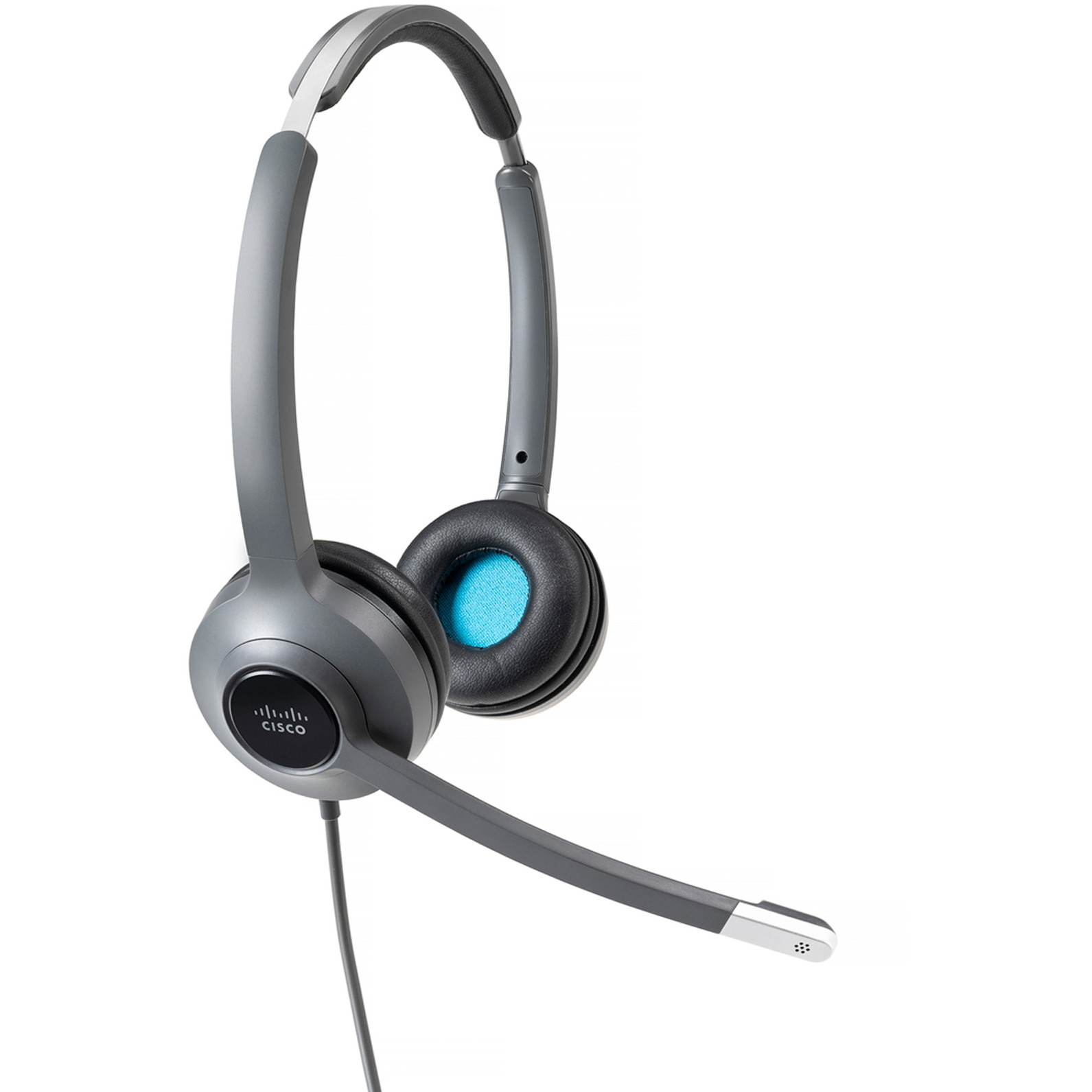 Slušalice CISCO Headset 522 Wired Dual On-Ear 3.5 mm s USB-A adapterom, antracit-0