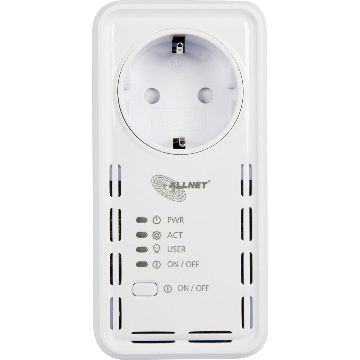 Pametni utikač ALLNET ALL3073V2WLAN bijeli