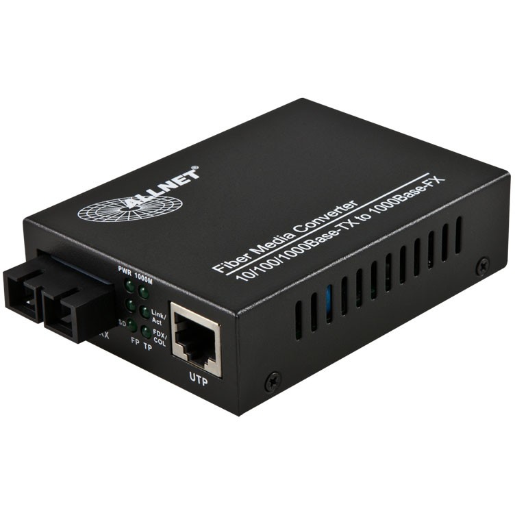 Network Media Converter ALLNET 102459 1000 Mbit/s Multi-mode Crna-0