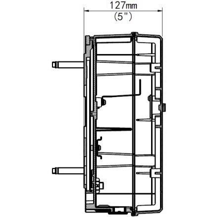Montažna kutija ALLNET za kameru ALL-CAM2498-LEP, aluminijska-2