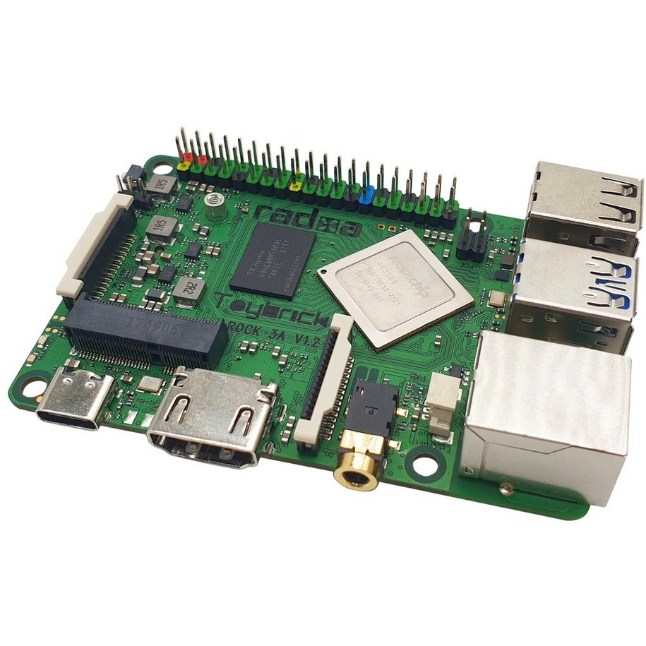 Računalna ploča ALLNET Radxa Rock 3A 2GB RK3568 Quad-core Cortex-A55 (2GHz, Mali G52, 2GB LPDDR4)
