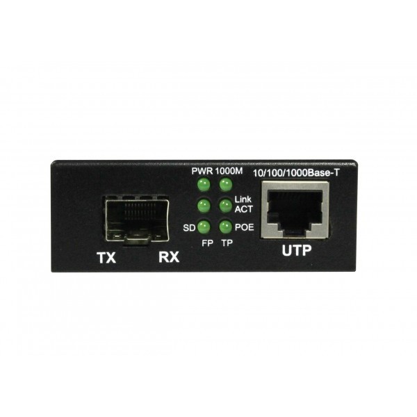 Mrežni konverter ALLNET ALL-MC202P-SFP1-POE 1000 Mbit/s Multi-mode, Single-mode crna boja-3