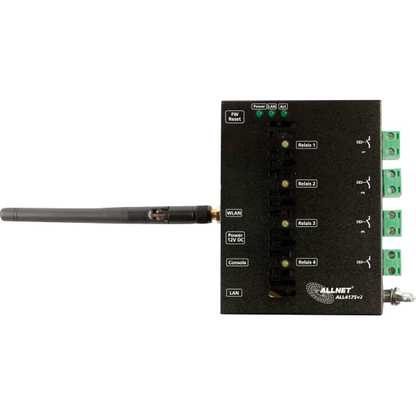 Uređaj za upravljanje ALLNET MSR IO Zentrale ALL4175v2 4fach Relais 230VAC/10A