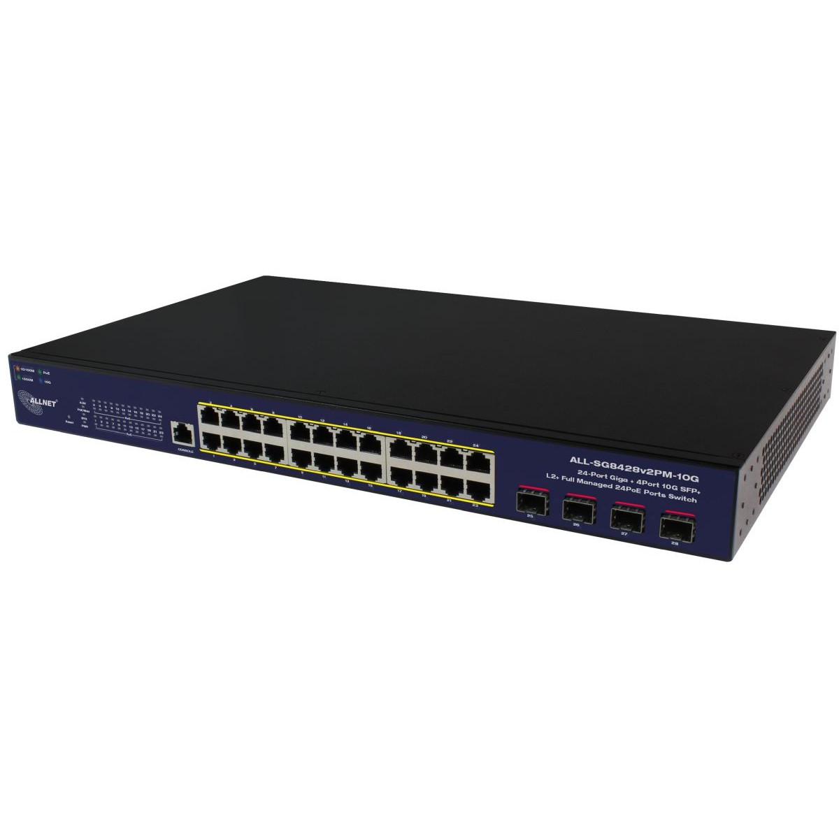 Mrežni switch ALLNET ALL-SG8428v2FPM-10G POE M-0
