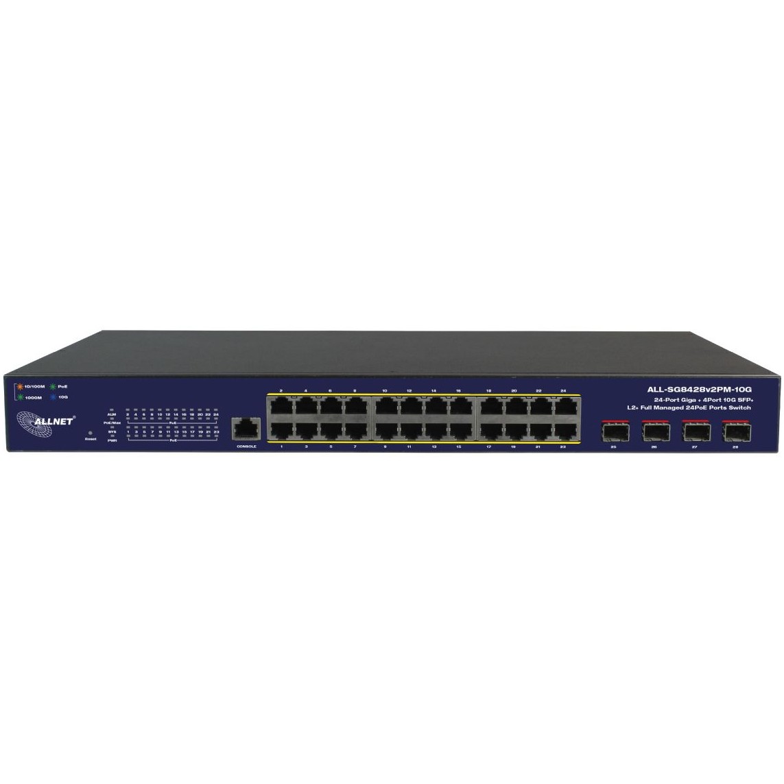 Mrežni switch ALLNET ALL-SG8428v2FPM-10G POE M-1