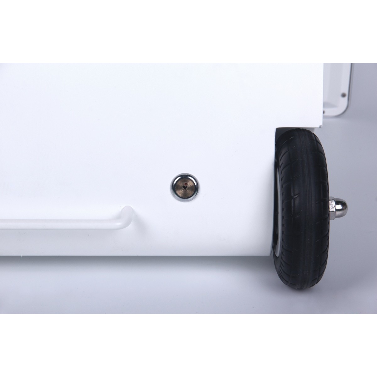 Standdisplay ALLNET 43 Zoll Outdoor Kundenstopper s baterijom bez dodira, 1500 Nits, crna boja-1