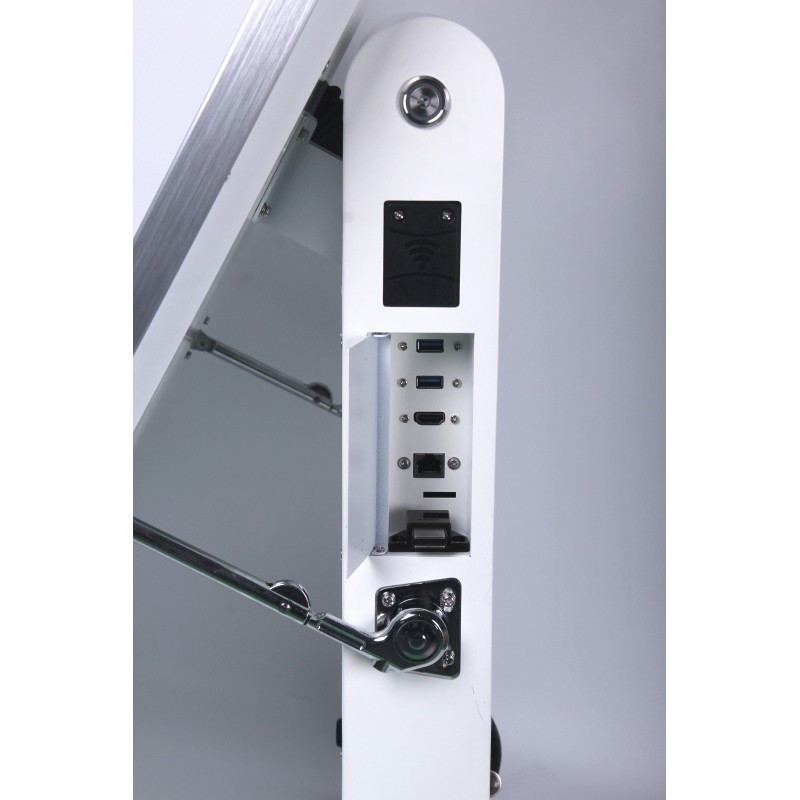 Standdisplay ALLNET 43 Zoll Outdoor Kundenstopper s baterijom bez dodira, 1500 Nits, crna boja-5