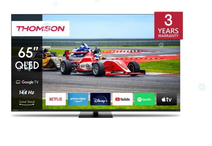 TV THOMSON 65QG7C14 (165 cm, QLED, 4K UHD, 144Hz, Google TV, Dolby Vision & Atmos)-0