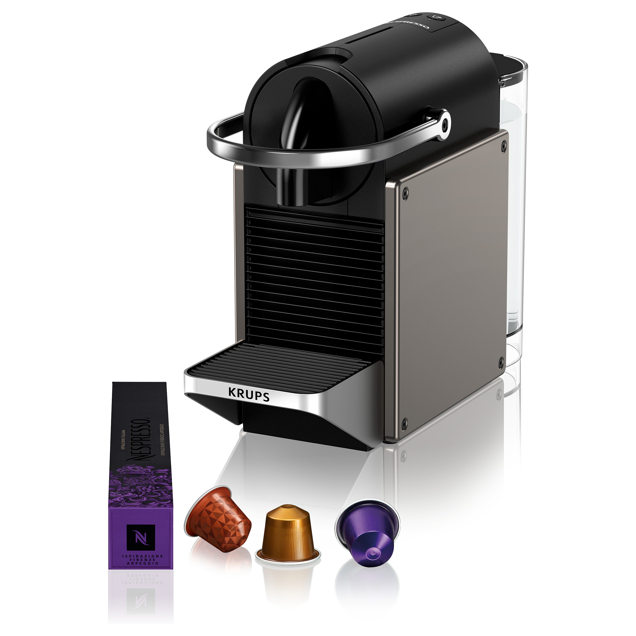 Kapsulna kavovar KRUPS Pixie XN306T10 (Semi-auto, 0.7 L)