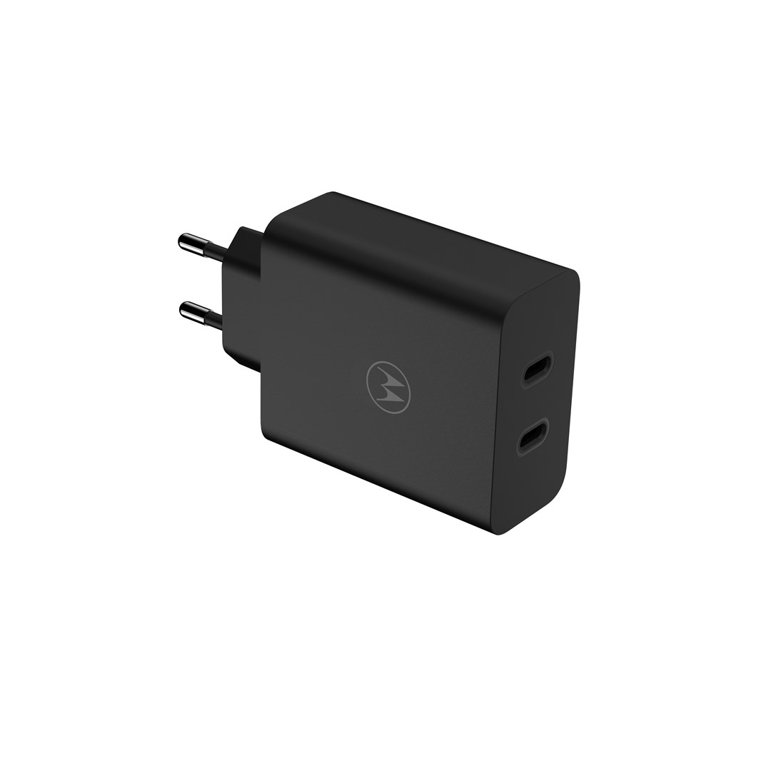 Motorola TurboPower 125W Duo Charger Universal Black AC Fast charging Indoor-3