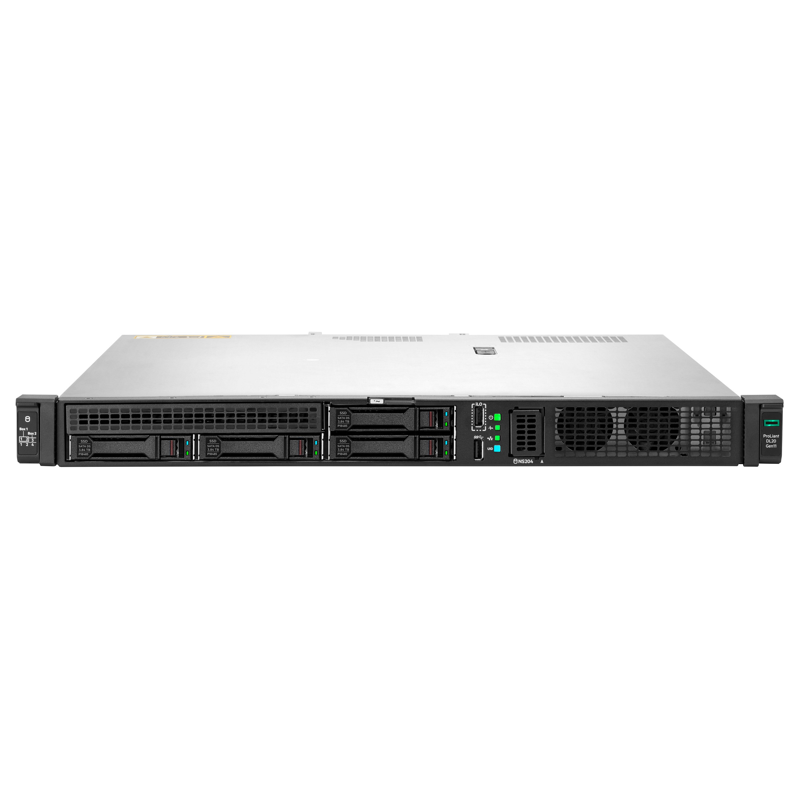 Server HP HPE ProLiant DL20 Gen11 (procesor E-2436 2.9GHz 6c, 32GB RAM, 2x480GB SATA SSD, 800W RPS)-1