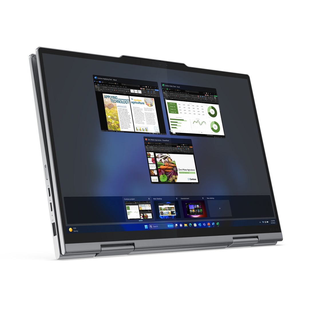 Laptop LENOVO ThinkPad X1 2-in-1 Gen 9 (14" Touchscreen WUXGA, Intel Core Ultra 7 155U, 16 GB LPDDR5x-SDRAM, 1 TB SSD, Wi-Fi 6E) – internacionalna non HR tipkovnica-3
