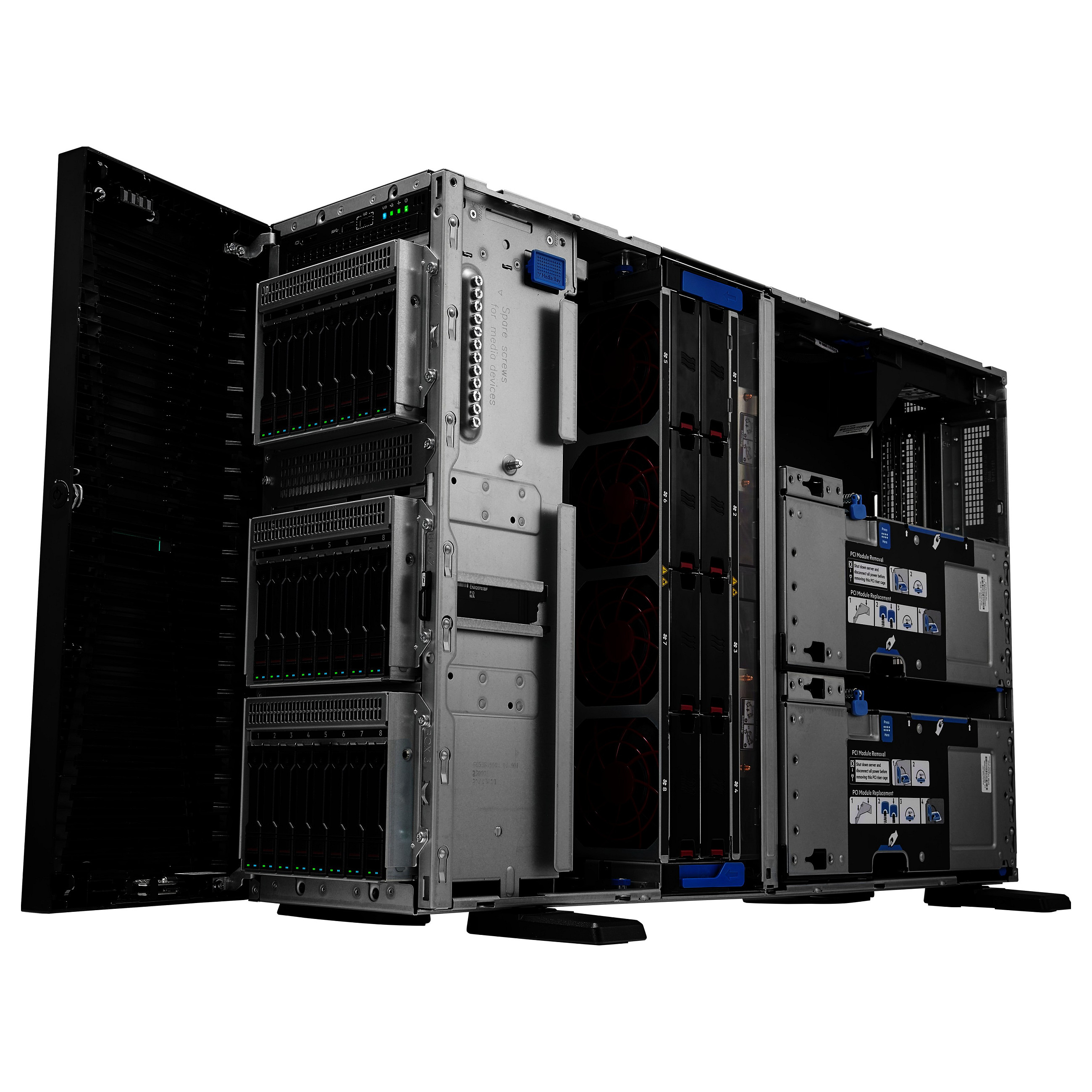 Server HP HPE ProLiant ML350 Gen11 (12-core, 64GB-R, 2x960GB SSD, 2x1000W RPS)-1